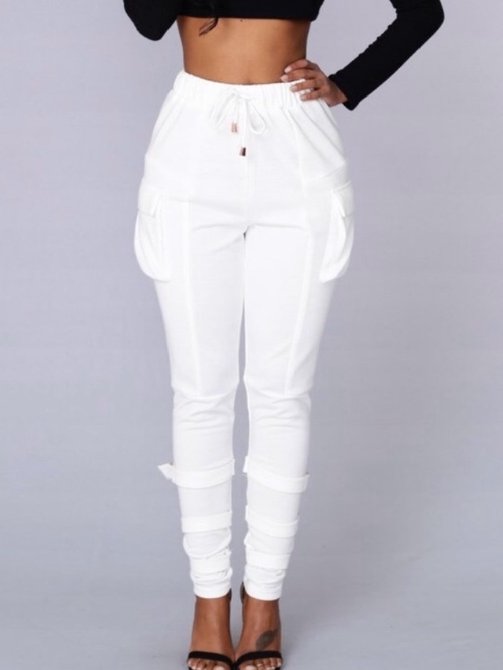 ⭐️FN~Cute Joggers with cute adjustable straps on legs